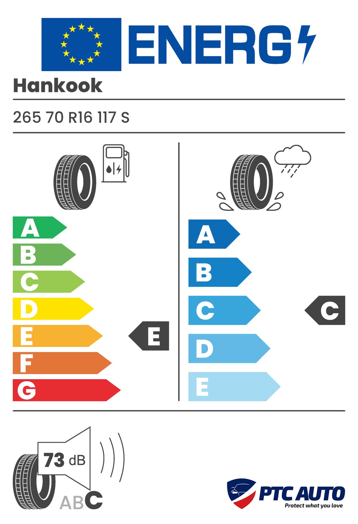HANKOOK DYNAP AT2 XTR RF12 265/70R16 117S