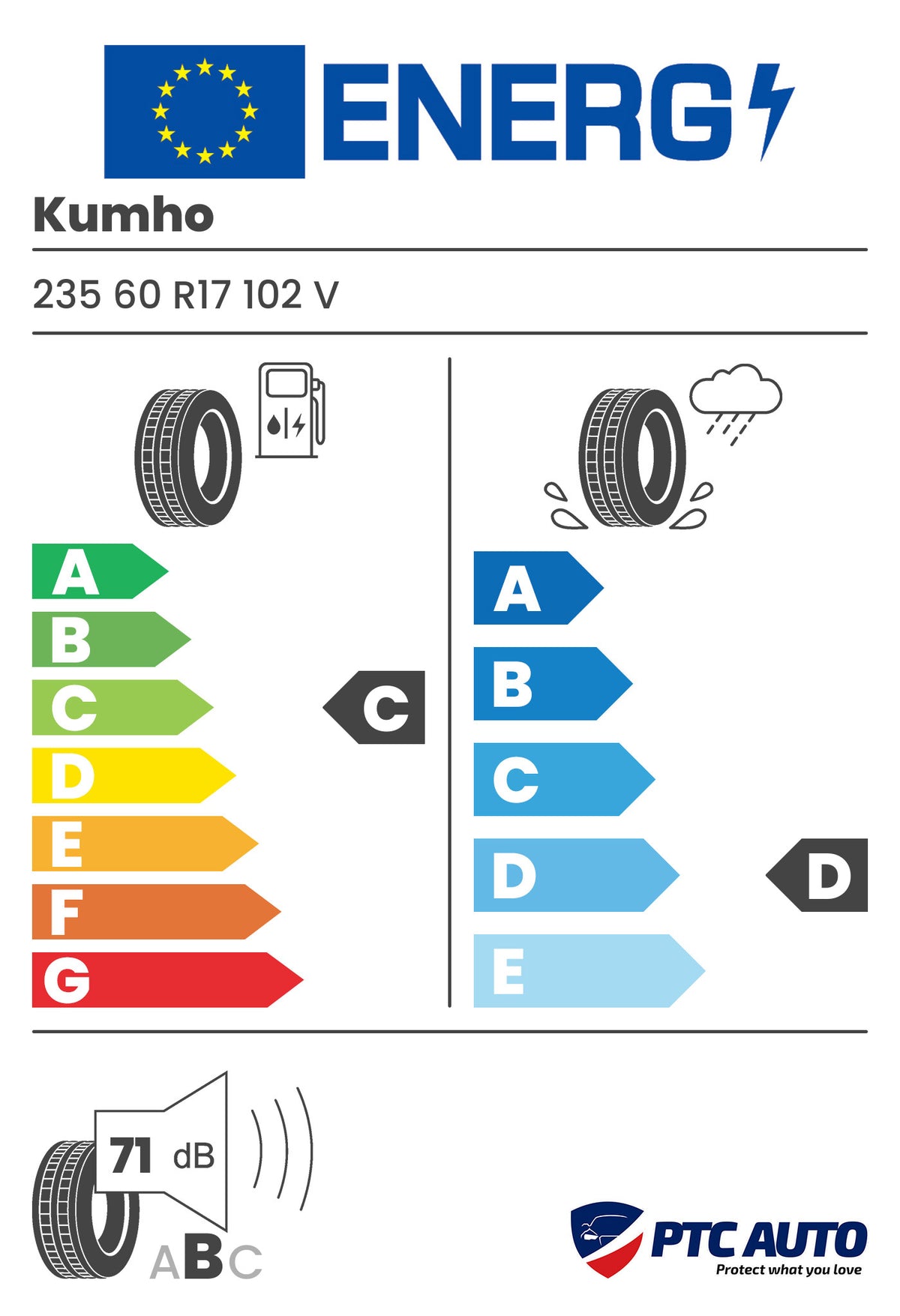 KUMHO HP71 235/60R17 102V