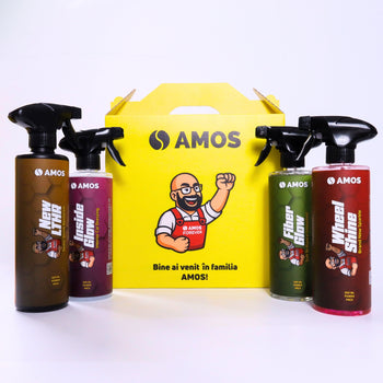 AMOS New LTHR – Îngrijire și Revitalizare pentru Scaune din Piele Auto 500 ml