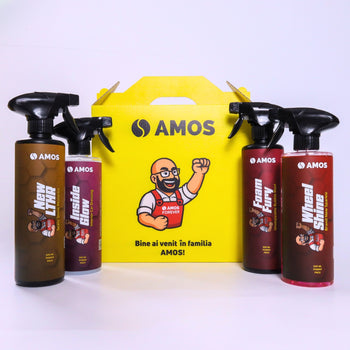 AMOS New LTHR – Îngrijire și Revitalizare pentru Scaune din Piele Auto 500 ml