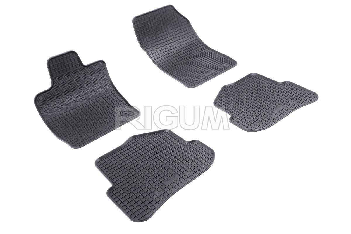 Set 5 covorase auto AUDI A1 8X din 09.2010 - 05.2018, cu covoras tunel median, Caroserie HATCHBACK