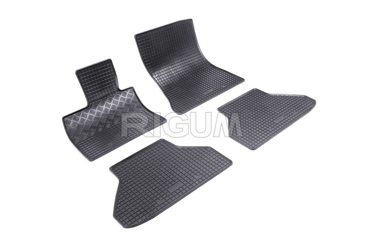 Set 5 covorase auto BMW X6 E71 din 06.2008 - 10.2014, cu covoras tunel median, Caroserie SUV