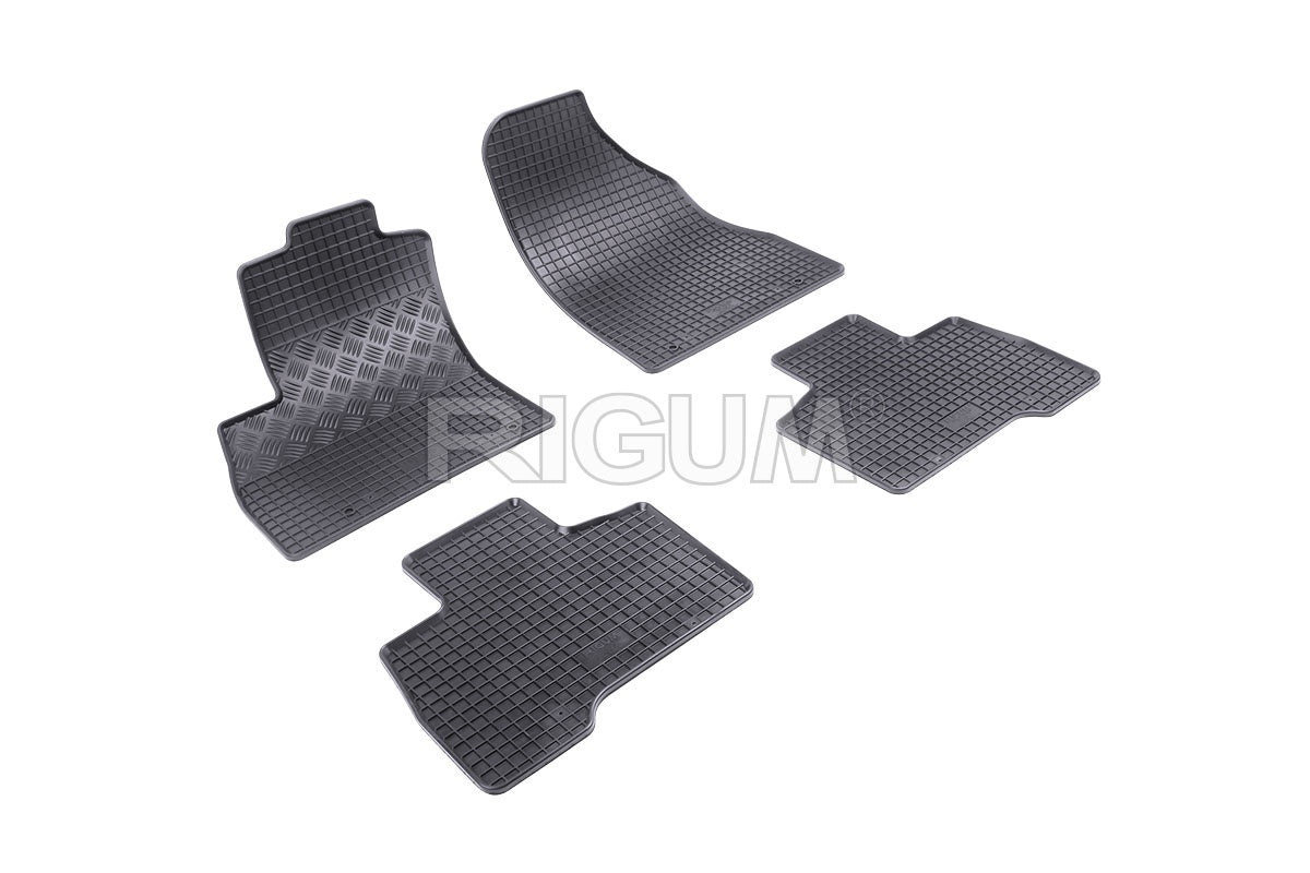 Set 5 covorase auto CITROEN NEMO 5L din 06.2008 - 2015, cu covoras tunel median, Caroserie VAN 5 LOCURI