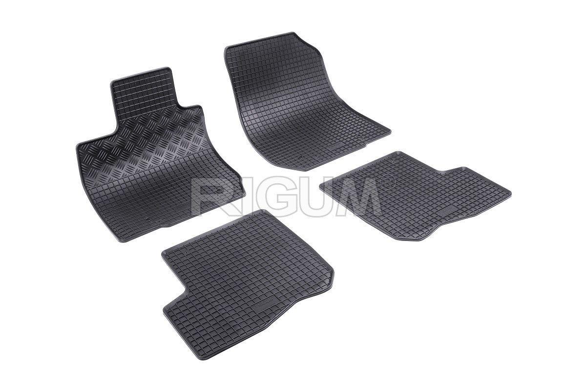 Set 5 covorase auto DACIA LOGAN MCV LOGAN I MCV din 01.2007 - 08.2013, cu covoras tunel median, Caroserie COMBI 5 LOCURI