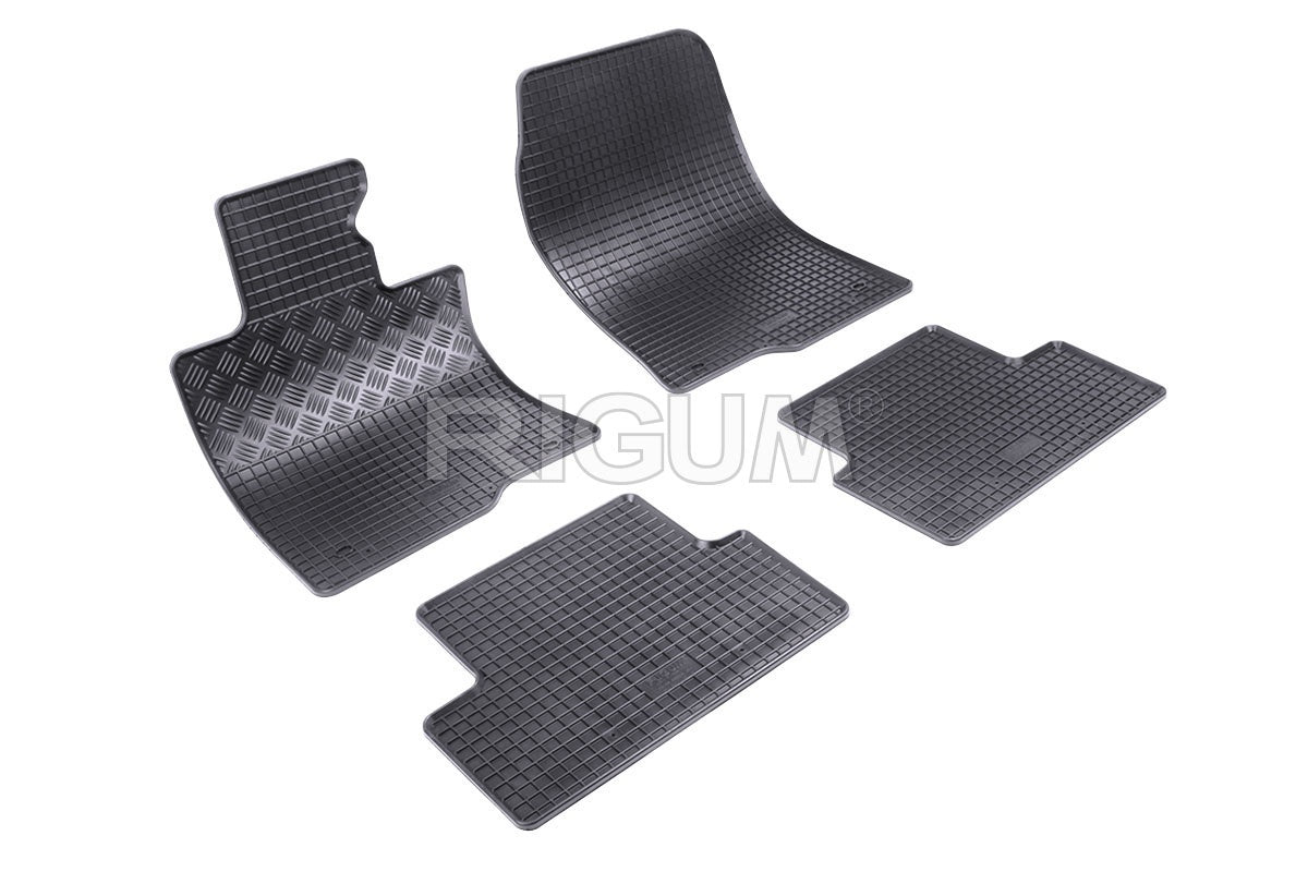 Set 5 covorase auto HONDA ACCORD VIII din 09.2008 - 2015, cu covoras tunel median, Caroserie SEDAN