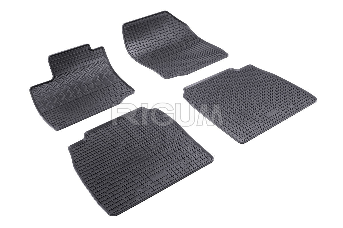 Set 5 covorase auto HONDA CIVIC IX din 03.2012 - 02.2017, cu covoras tunel median, Caroserie HATCHBACK