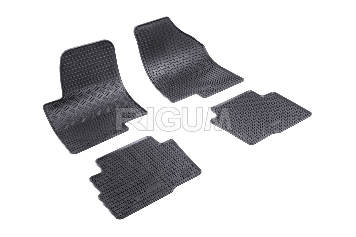 Set 5 covorase auto KIA SOUL I din 01.2009 - 02.2014, cu covoras tunel median, Caroserie HATCHBACK