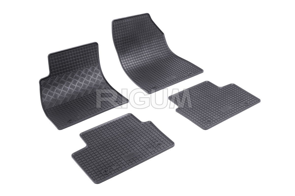 Set 5 covorase auto OPEL INSIGNIA A din 2008 - 05.2017, cu covoras tunel median, Caroserie HATCHBACK