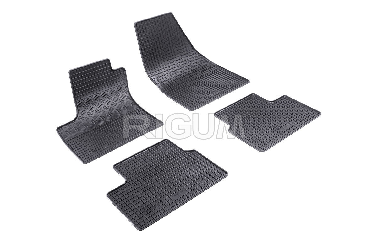 Set 5 covorase auto OPEL MERIVA B din 03.2010 - 06.2017, cu covoras tunel median, Caroserie VAN