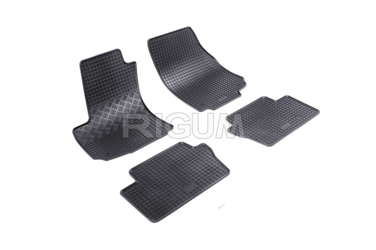 Set 5 covorase auto OPEL ZAFIRA B din 05.2005 - 2014, cu covoras tunel median, Caroserie VAN 5 LOCURI