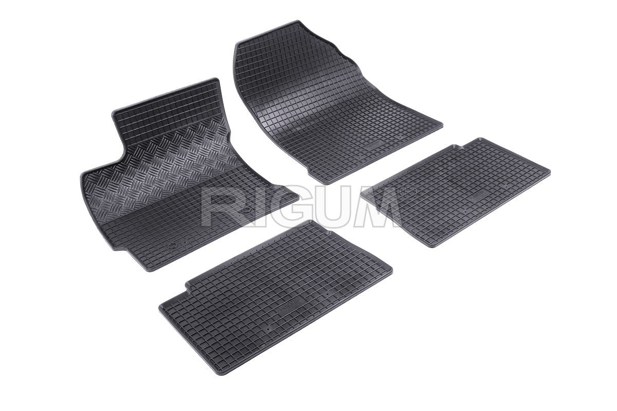 Set 5 covorase auto TOYOTA AURIS II din 07.2013 - 12.2018, cu covoras tunel median, Caroserie COMBI