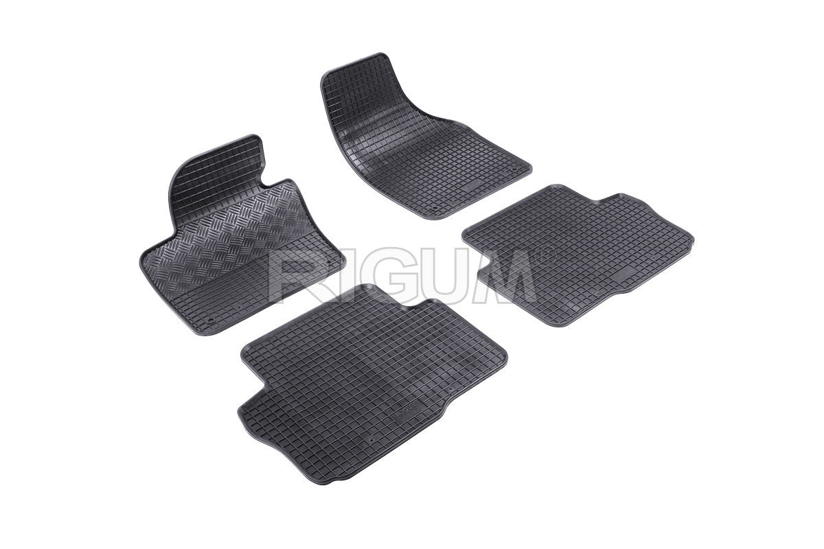 Set 5 covorase auto SEAT ALHAMBRA II din 09.2010 - 03.2022, cu covoras tunel median, Caroserie VAN