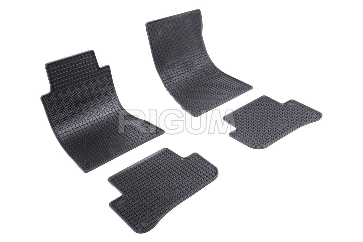 Set 5 covorase auto MERCEDES C-CLASS W203 din 2001 - 03.2007, cu covoras tunel median, Caroserie SEDAN