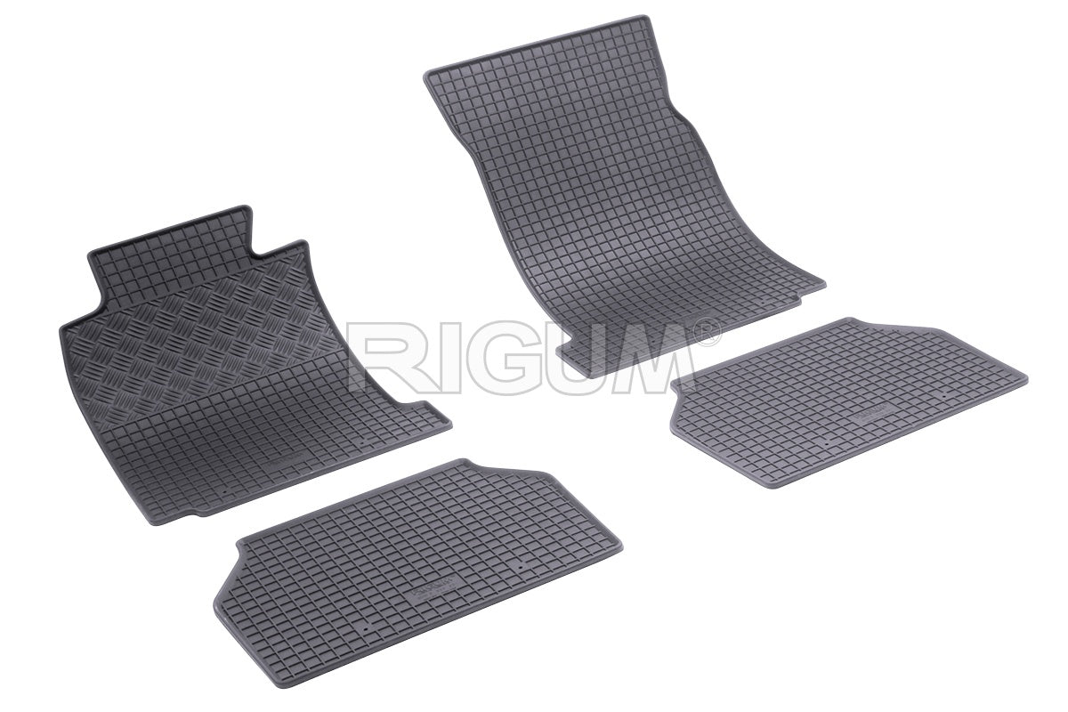 Set 5 covorase auto BMW SERIA 5 E39 din 1996 - 06.2003, cu covoras tunel median, Caroserie SEDAN