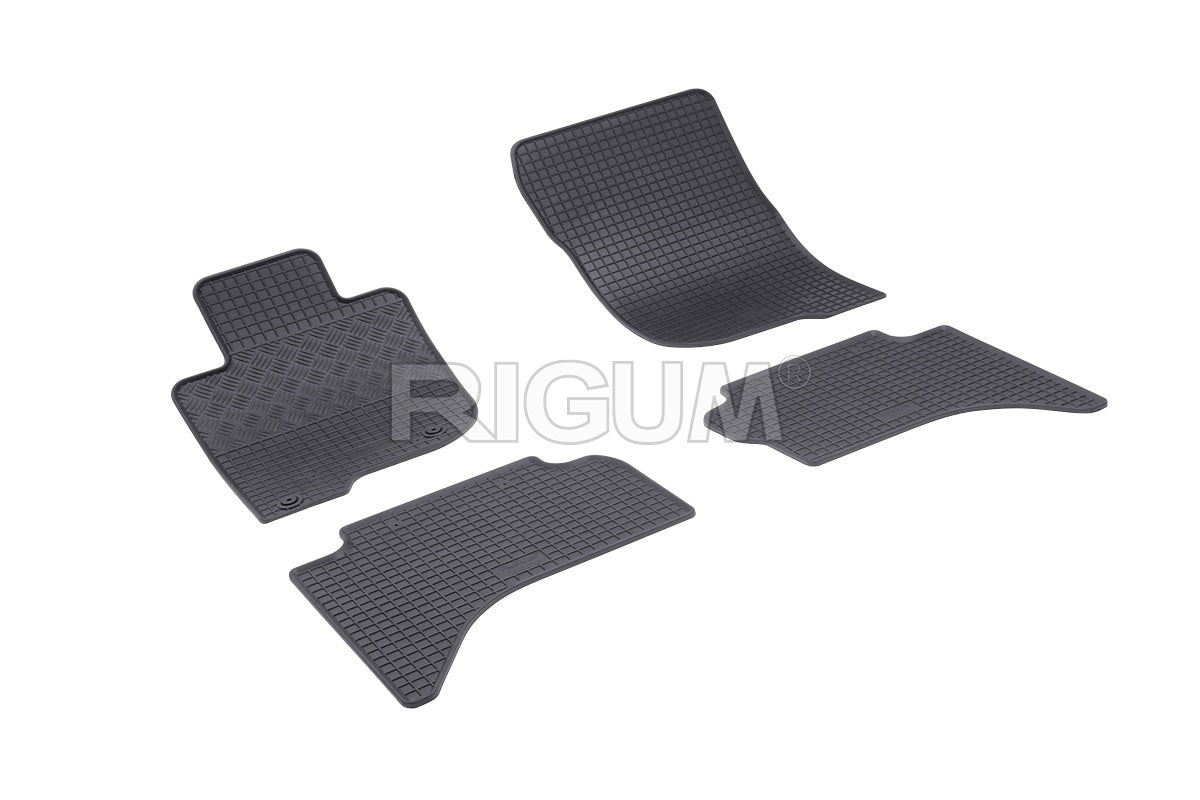 Set 5 covorase auto MITSUBISHI L200 din 06.2015 - 11.2022, cu covoras tunel median, Caroserie PICK-UP