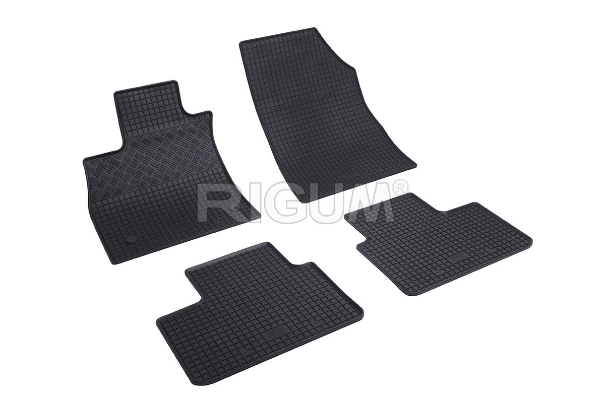 Set 5 covorase auto RENAULT TALISMAN din 05.2016 - 12.2022, cu covoras tunel median, Caroserie COMBI