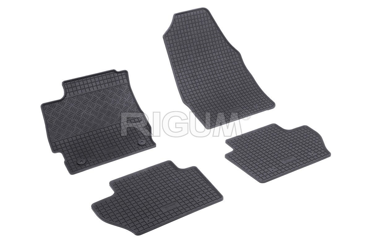 Set 5 covorase auto FORD KA+ FABRICATIE 09.2017 - 01.2020, cu covoras tunel median, Caroserie HATCHBACK