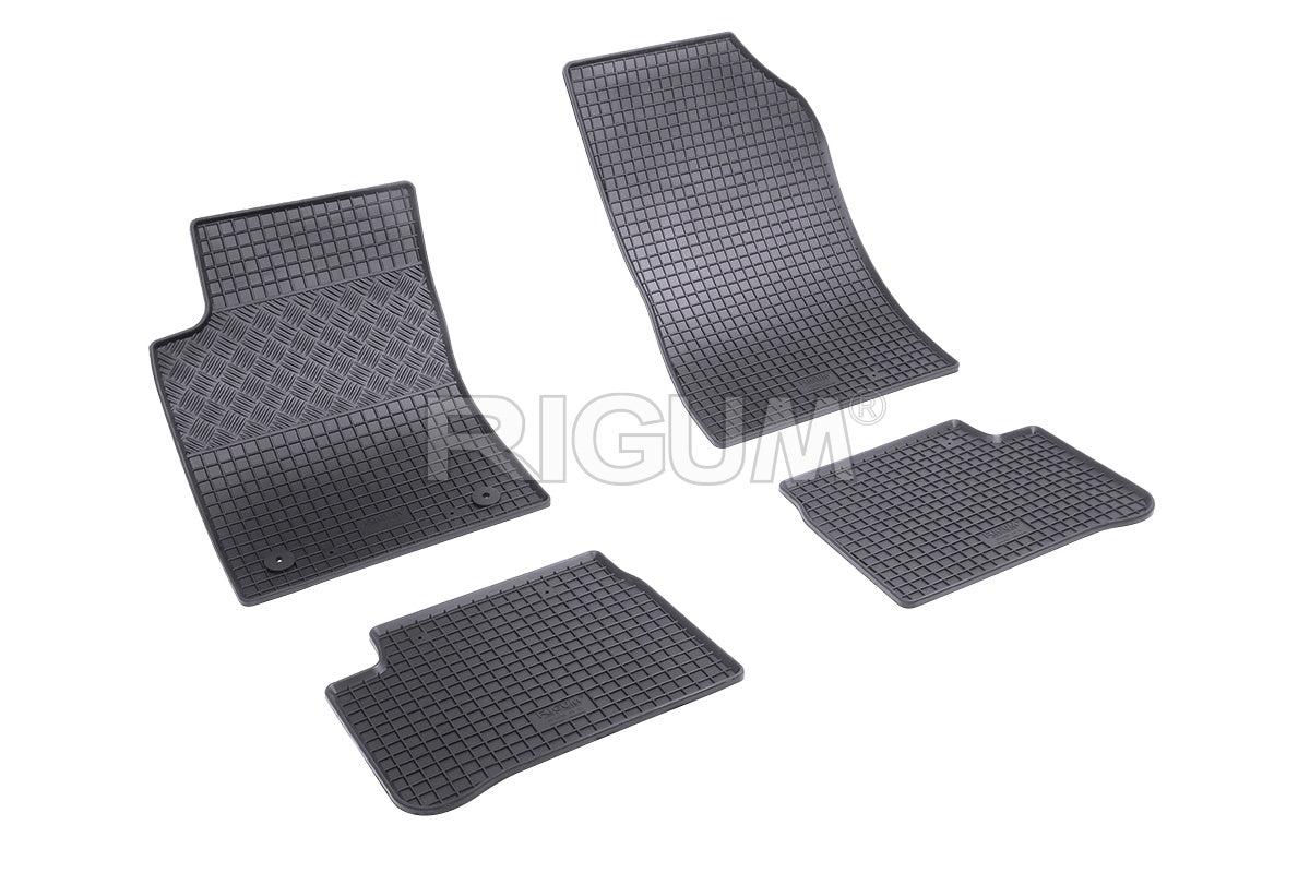 Set 5 covorase auto CITROEN C3 III din 01.2017 - 2026, cu covoras tunel median, Caroserie HATCHBACK