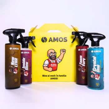 AMOS New LTHR – Îngrijire și Revitalizare pentru Scaune din Piele Auto 500 ml