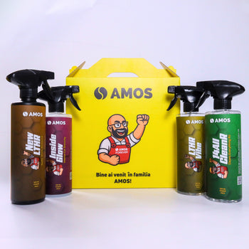 AMOS New LTHR – Îngrijire și Revitalizare pentru Scaune din Piele Auto 500 ml
