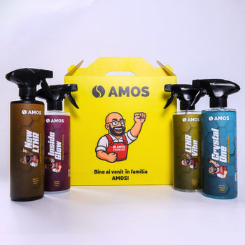 AMOS New LTHR – Îngrijire și Revitalizare pentru Scaune din Piele Auto 500 ml