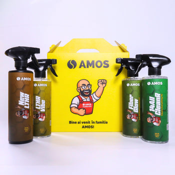 AMOS New LTHR – Îngrijire și Revitalizare pentru Scaune din Piele Auto 500 ml