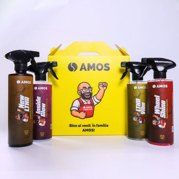 AMOS New LTHR – Îngrijire și Revitalizare pentru Scaune din Piele Auto 500 ml