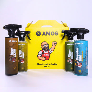 AMOS New LTHR – Îngrijire și Revitalizare pentru Scaune din Piele Auto 500 ml
