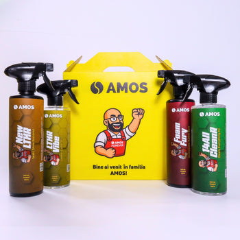 AMOS New LTHR – Îngrijire și Revitalizare pentru Scaune din Piele Auto 500 ml