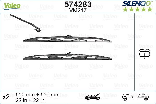 Lamela Stergator Peugeot 405, fabricatie 1987-1997, caroserie Sedan | STV574283
