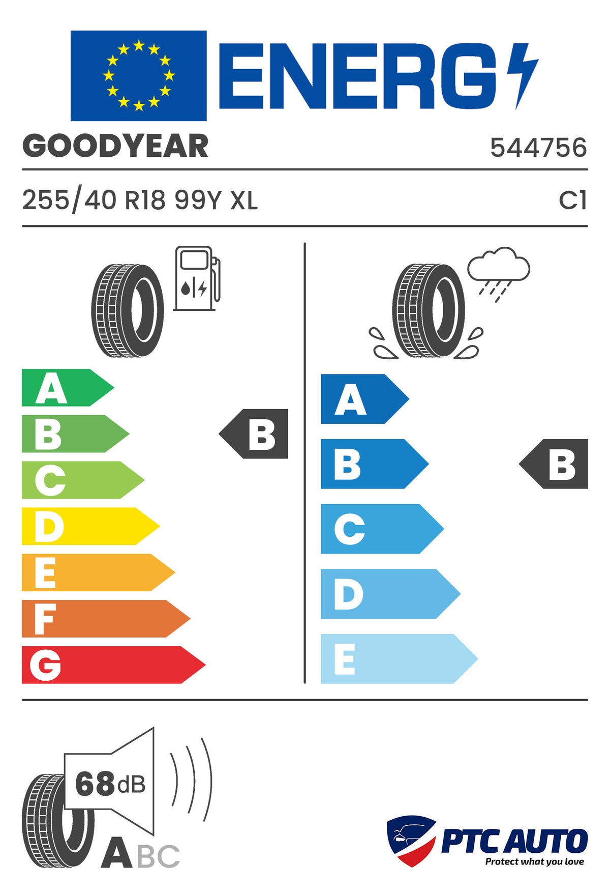 Anvelopa Vara Goodyear 255/40 R18 EAGLE F1 ASYMMETRIC 3 99Y XL (*)