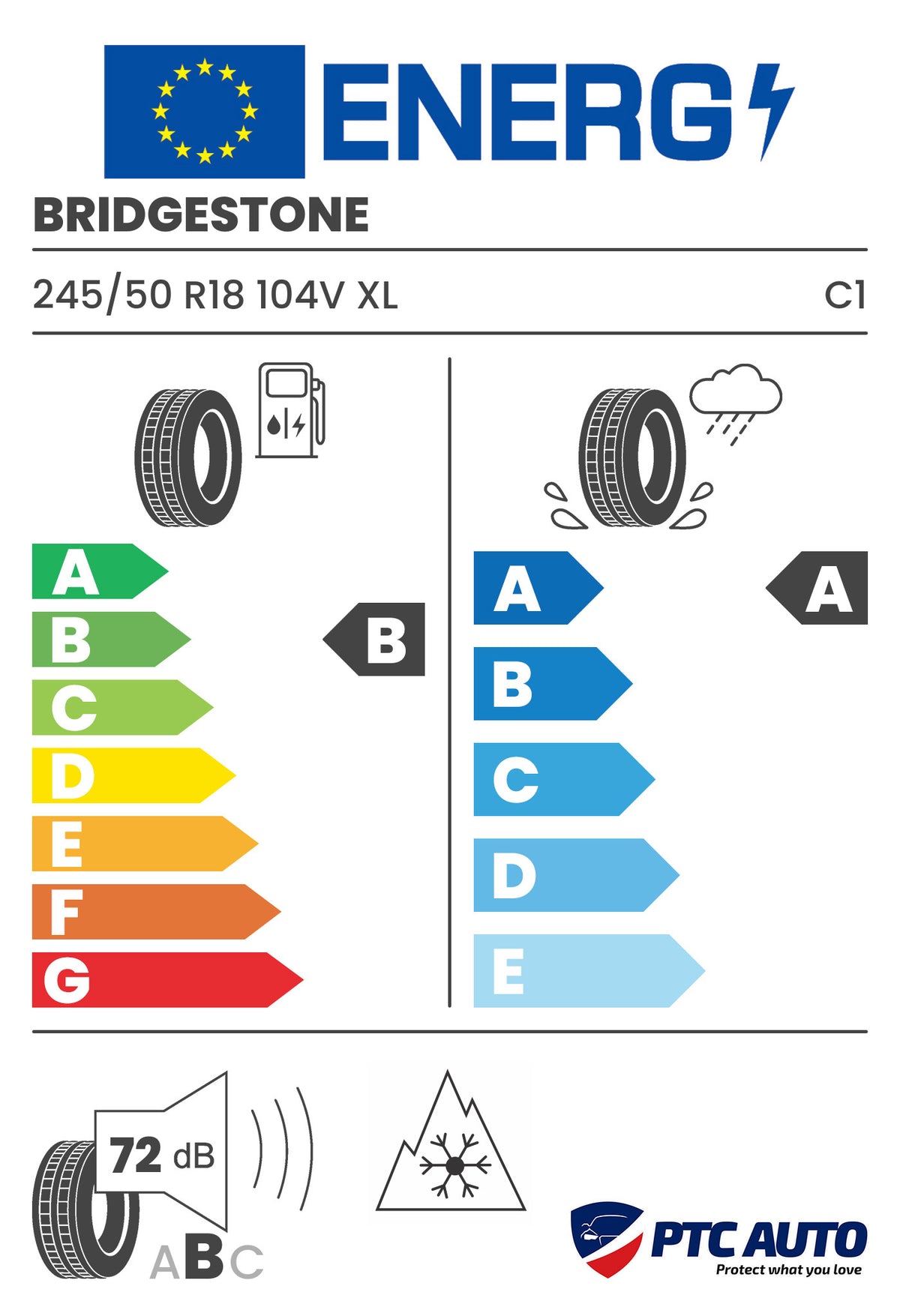 Anvelopa Iarna Bridgestone 245/50 R18 104V XL
