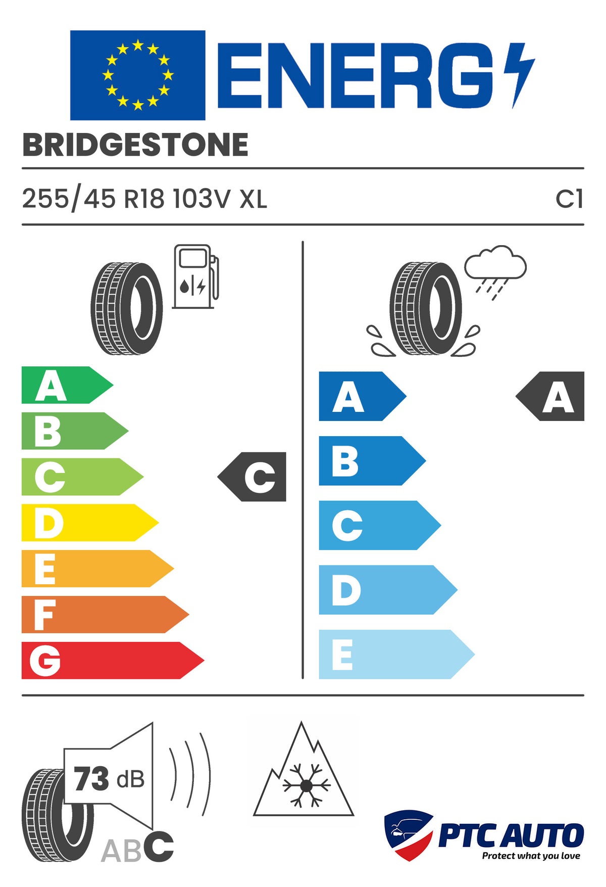 Anvelopa Iarna Bridgestone 255/45 R18 103V XL