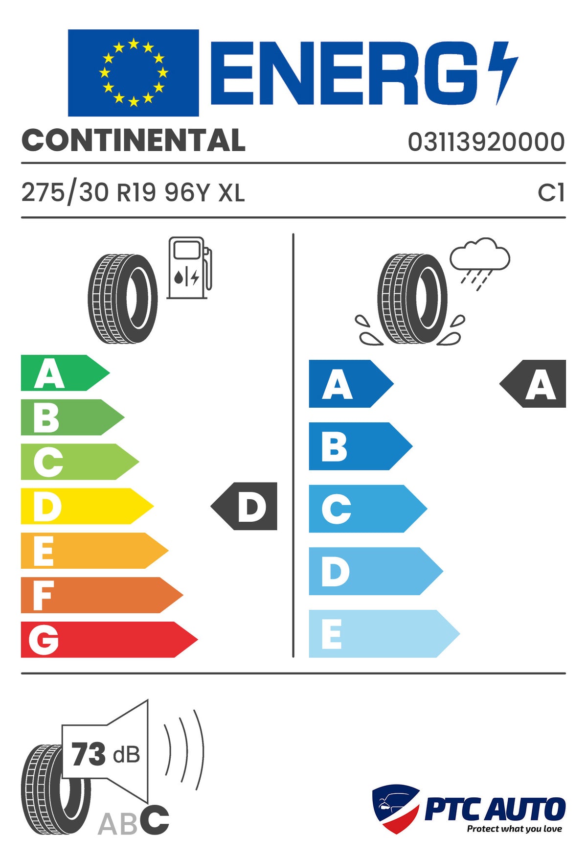 Anvelopa Vara Continental 275/30 R19 96Y XL