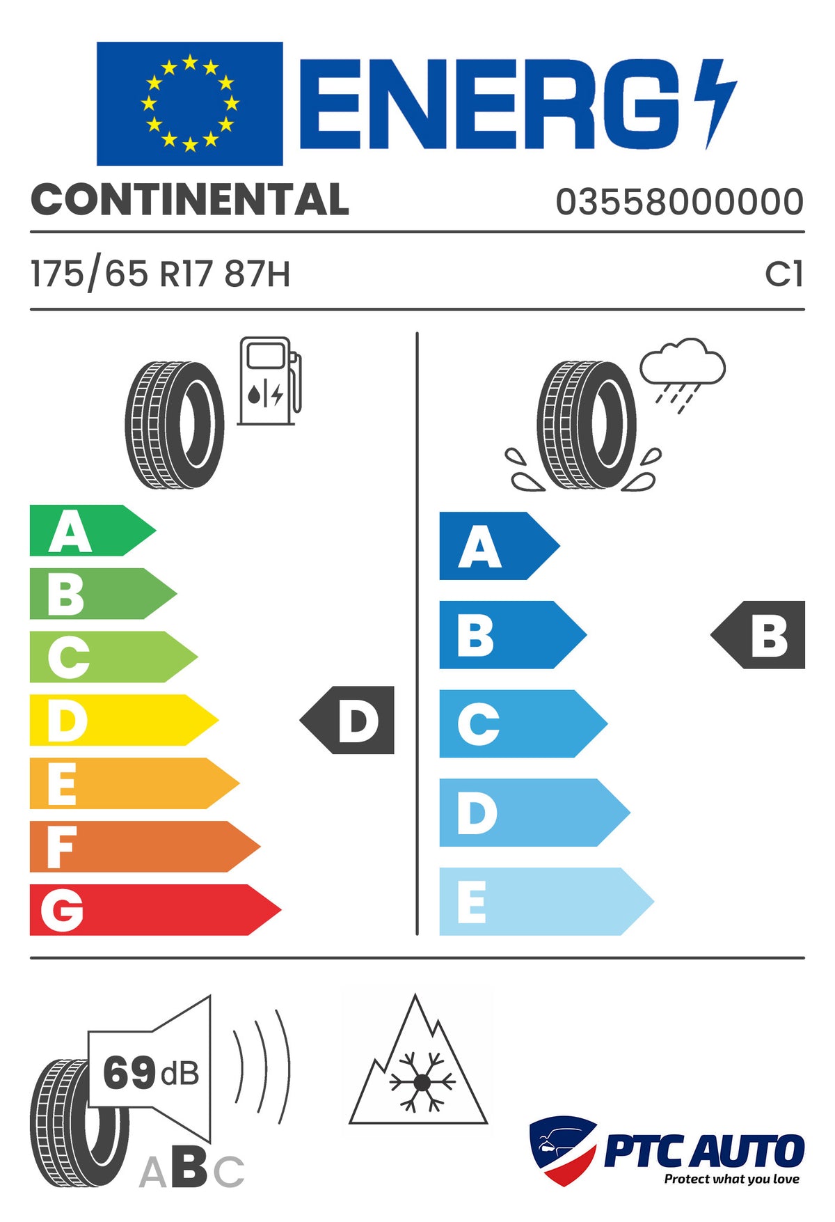Anvelopa Iarna Continental 175/65 R17 WINTERCONTACT TS 870 87H M+S 3PMSF