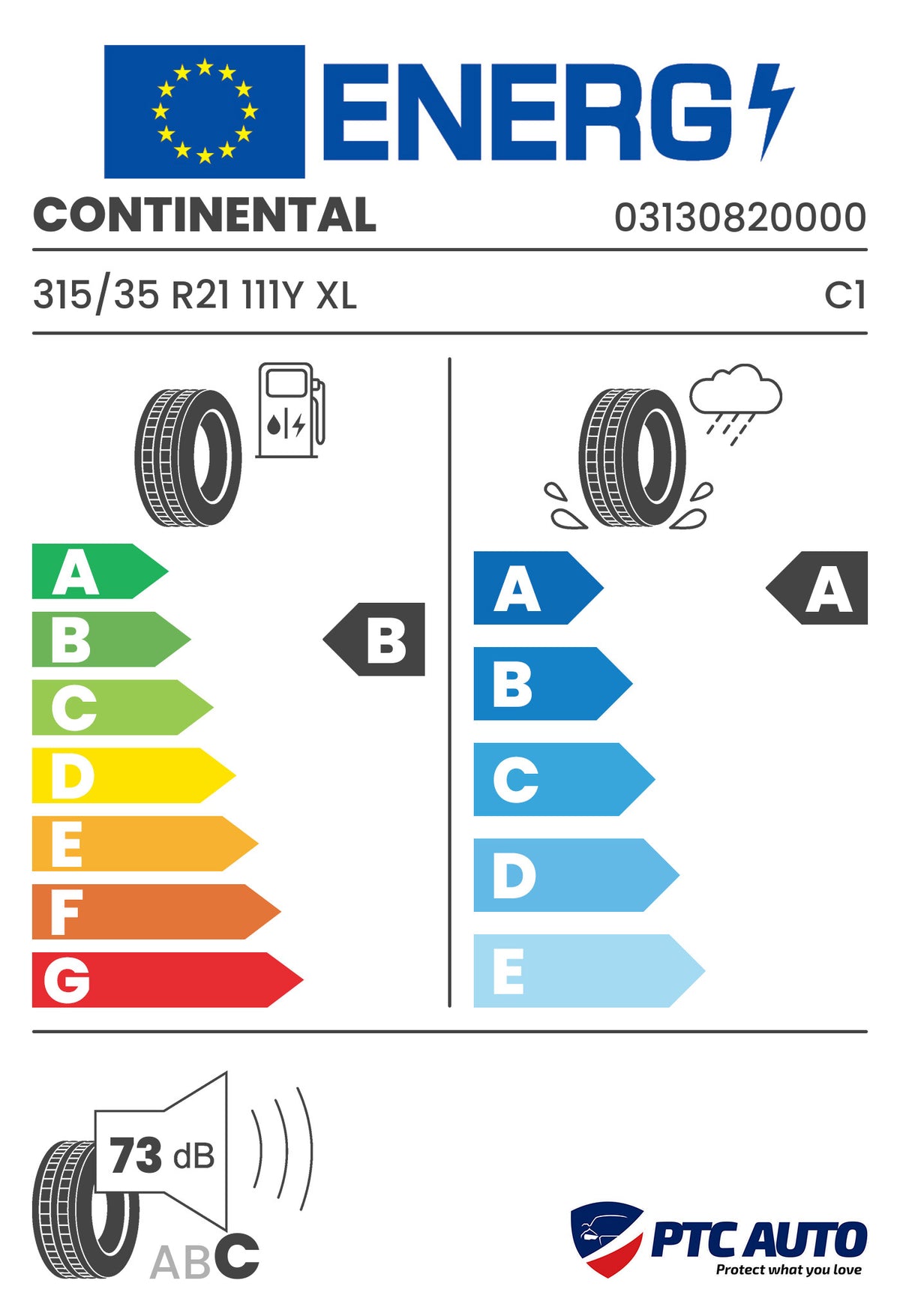 Anvelopa Vara Continental 315/35 R21 PREMIUMCONTACT 7 111Y XL