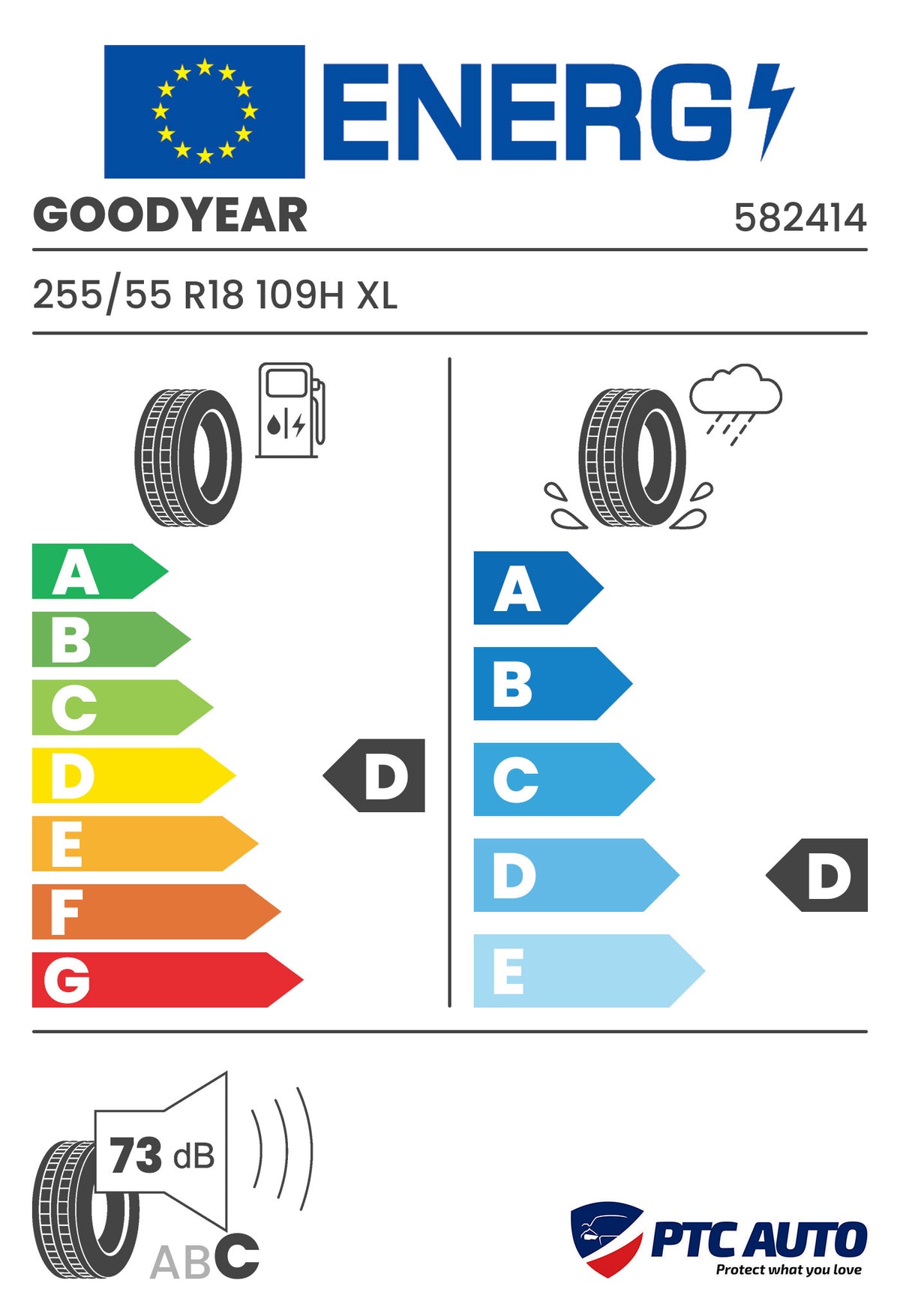 GOODYEAR 255/55 R18 109H XL WRANGLER ALL-TERRAIN ADVENTURE M+S 3PMSF (D-D-B[73])(4x4 vara)