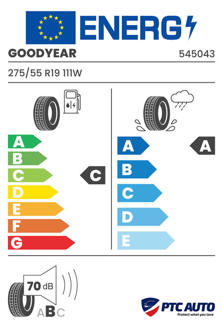GOODYEAR 275/55 R19 111W FP EAGLE F1 ASYMMETRIC 3 SUV (C-A-B[70])(4x4 vara)