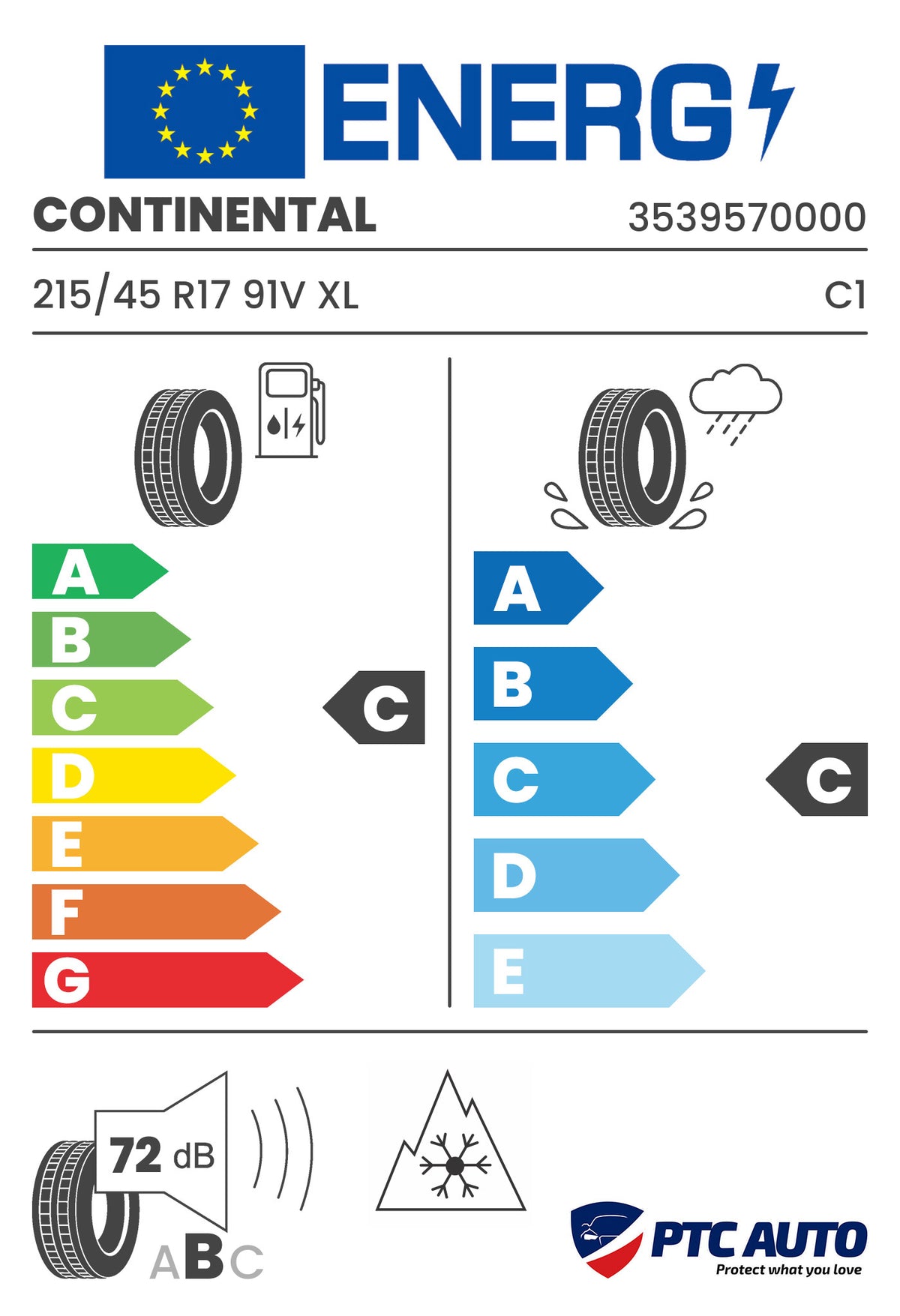 Anvelopa Iarna Continental 215/45 R17 WINTERCONTACT TS 850 P 91V XL M+S 3PMSF