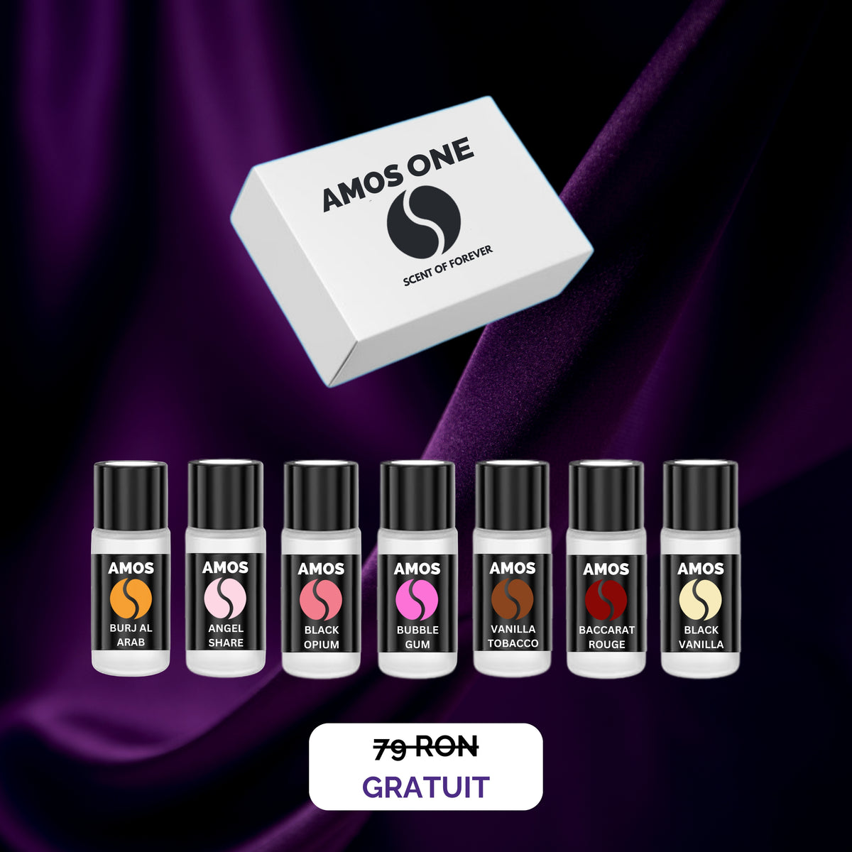 Difuzor de parfum Amos Supreme pentru masina si acasa - parfum inclus