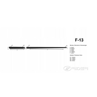 Bandouri laterale Toyota Yaris III, an fabricatie 09.2011 - 08.2020, caroserie hatchback 3 usi | F-13