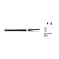 Bandouri laterale Ford Fiesta VI, an fabricatie 10.2008 - 06.2017, caroserie hatchback | F-19