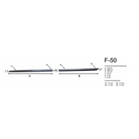 Bandouri laterale Toyota Corolla X, an fabricatie 08.2013 - 06.2018, caroserie sedan e160/e170/e180 | F-50