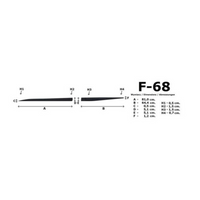 Bandouri laterale Hyundai Tucson MHEV (48V-Hybrid), an fabricatie 12.2020 - prezent, caroserie suv | F-68