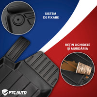 Covorase auto tip tavita BMW Seria 3 E91, an fabricatie 09.2005 - 11.2012, caroserie combi fara x-drive | 3D408678