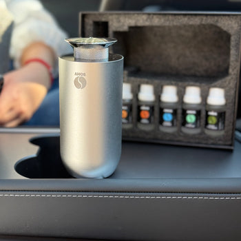 PACHET AMOS ONE Difuzor Smart + 6 parfumuri dementiale cadou