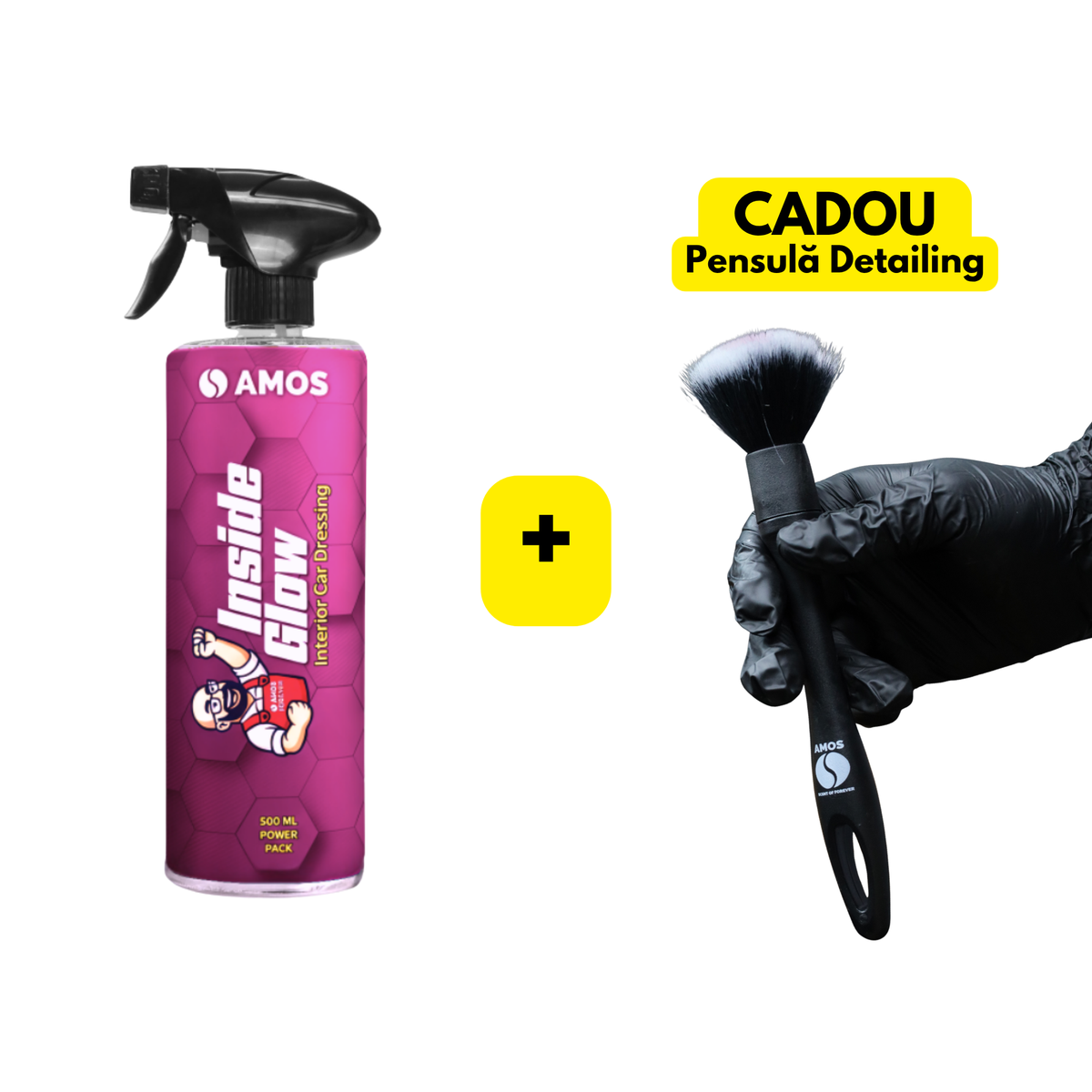 Dressing plastic și vinil interior 500 ml - Amos Inside Glow | ADE0011