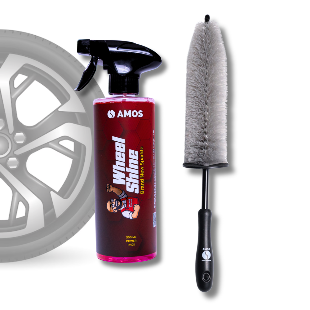 Wheel Protect: Soluție curățare și îngrijire jante 500 ml + perie curățare CADOU
