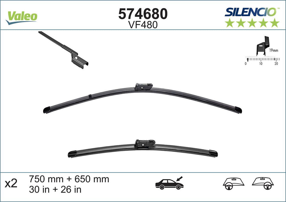 Lamela Stergator Ford S-Max I, fabricatie 2006-2014, caroserie Minivan | STV574680