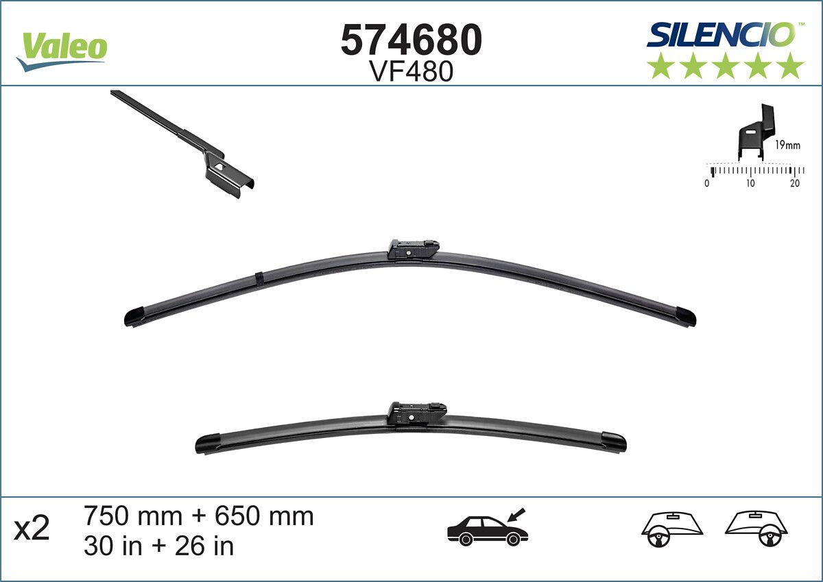 Lamela Stergator Ford S-Max I, fabricatie 2006-2014, caroserie Minivan | STV574680